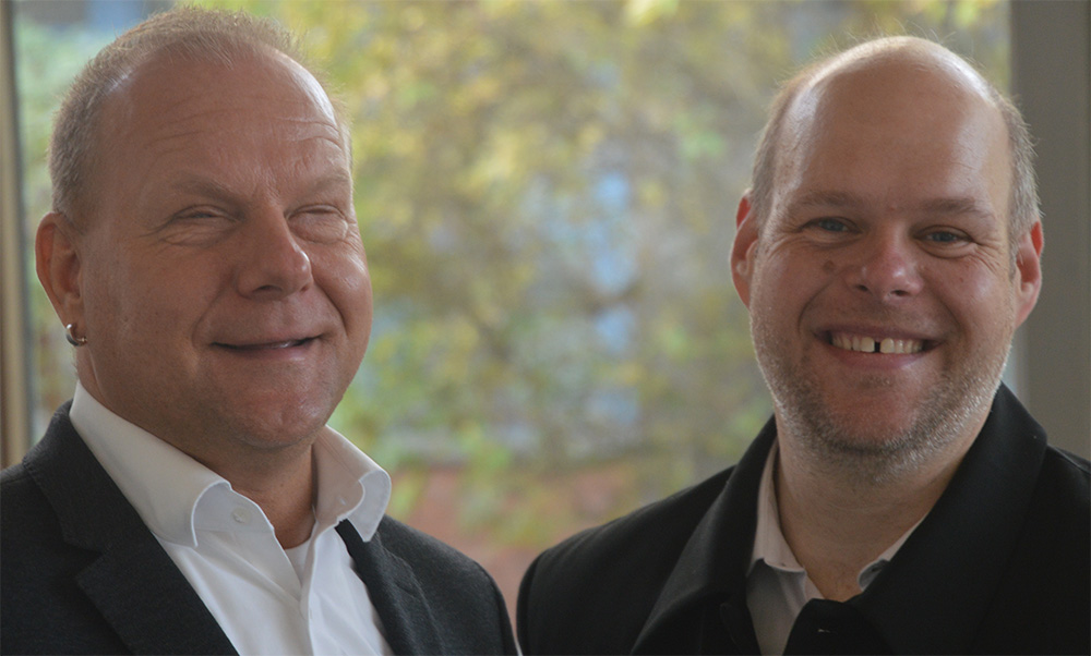 Der neue Geschäftsführer des BVN, Gerd Schwesig, mit Marc Prüsse